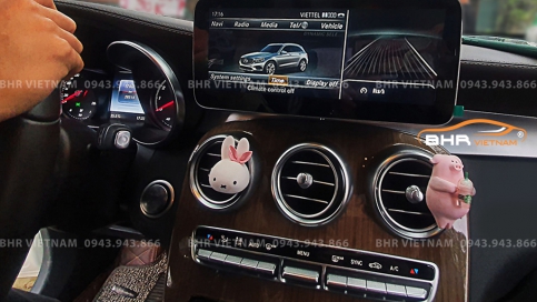 Màn hình DVD Android xe sang Mercedes GLK 2007 - 2015 tích hợp camera 360 | Màn hình nguyên khối Flycar